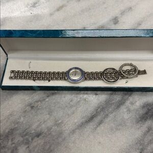 Suzanne Somers Silver Reversible Women's Watch NWT